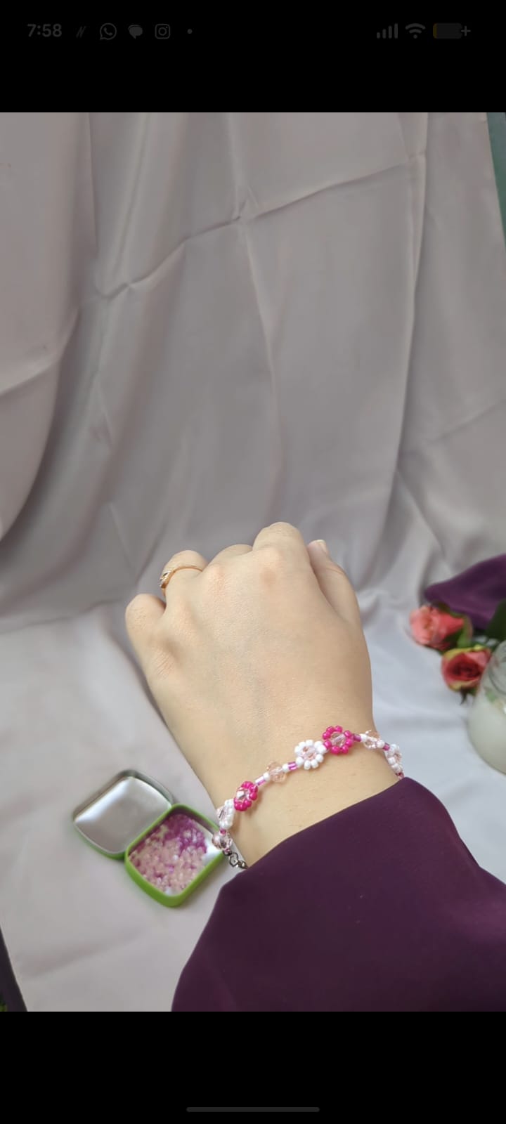 Berry Blossom bracelet