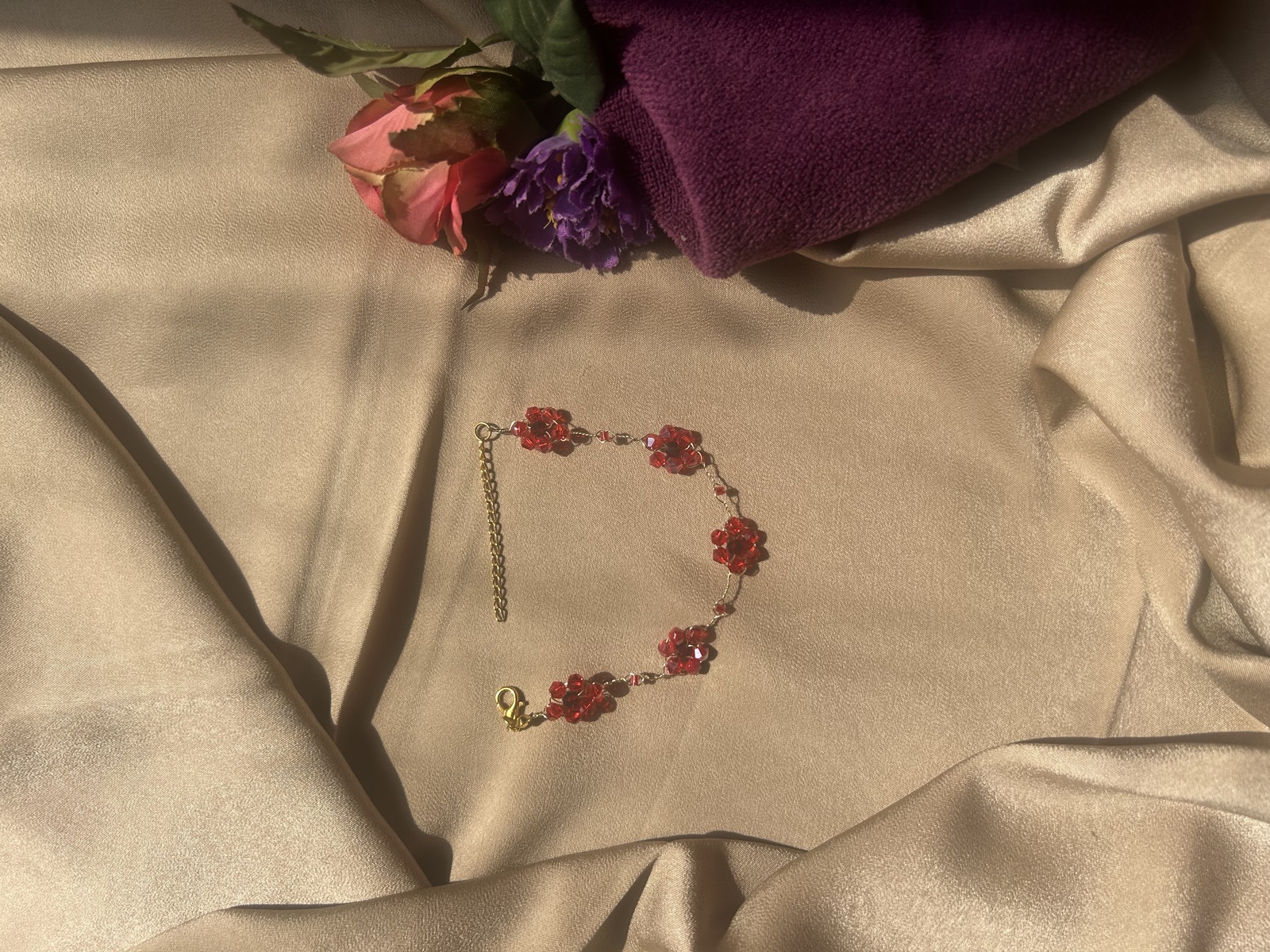 Red Florette bracelet