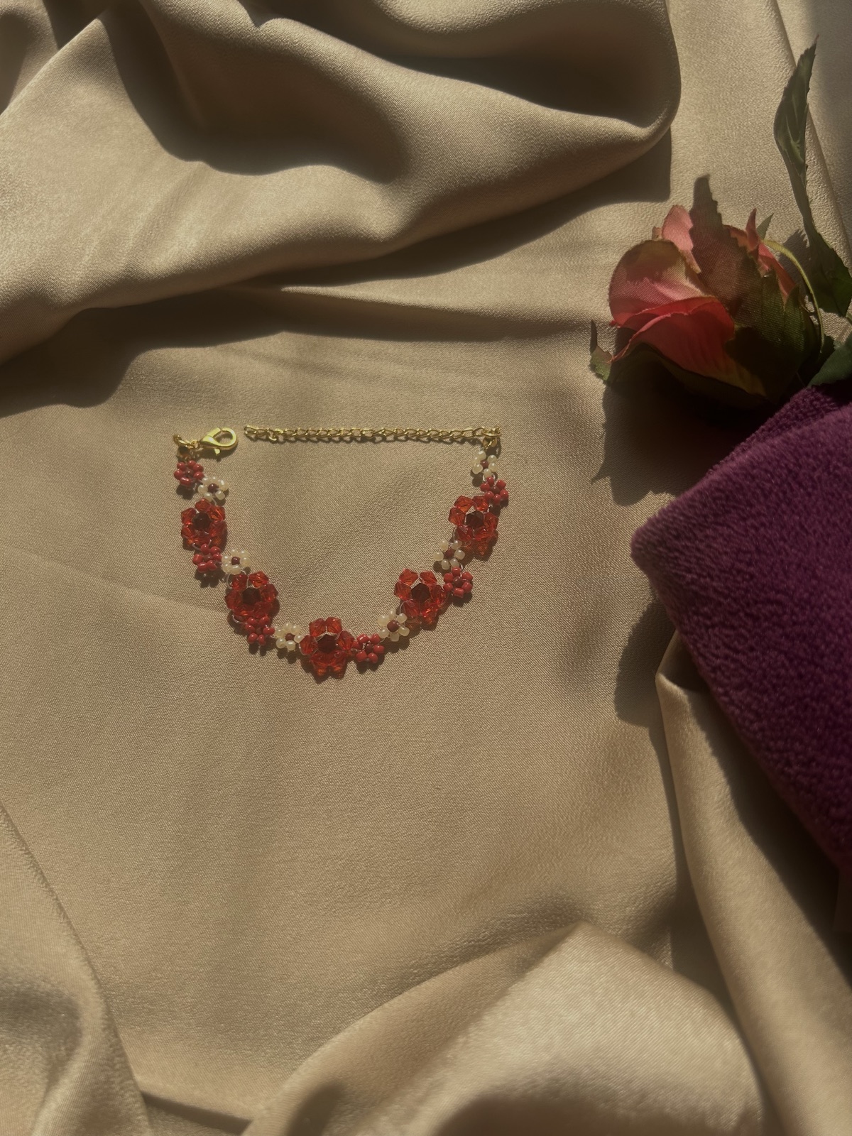 Scarlet Bloom bracelet